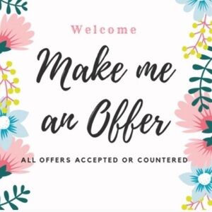 Make an offer, I’m happy to accept or negotiate! 🤍